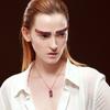 BELLA BOX Новый роскошный фиолетовый прямоугольной формы, большой кулон, женская мода, цепочка на ключицы для женщин, очаровательная свадебная помолвка, изящные ювелирные изделия, новые модные