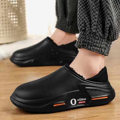 Зимние Теплые Домашние Хлопковые Тапочки Плюшевые Домашние Хлопковые Тапочки Лаконичные На Платформе Уличная Обувь Домашние Водонепроницаемые Тапочки Садовые Женские