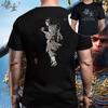 Новая игровая черная футболка с графическим принтом Myth Wukong, высококачественная футболка с изображением группы Wukong Game, мужская футболка с короткими рукавами
