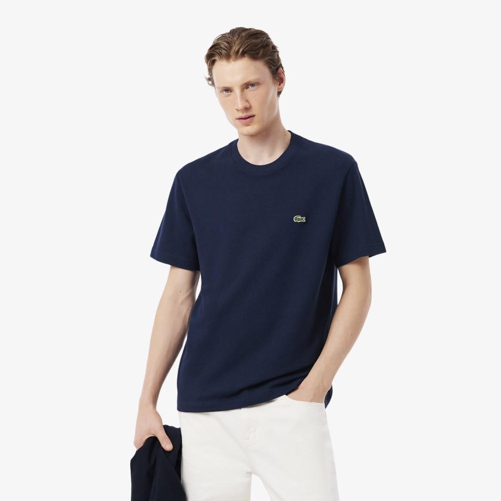 Lacoste Мужская футболка с коротким рукавом из смесовой льняной ткани TH0629-56G