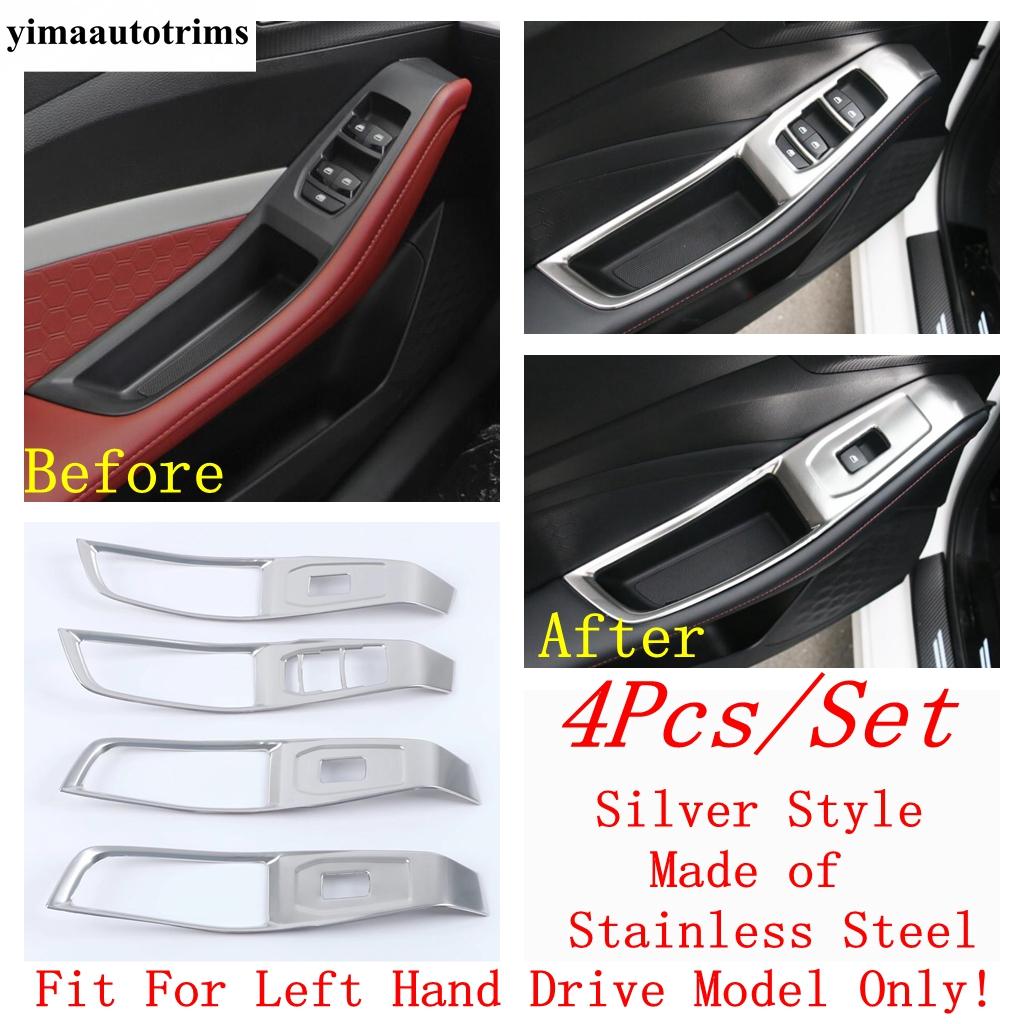 For MG 5 MG5 - Car Inner Door Armrest Window Glass Lift Switch Panel Handle Bowl Frame Cover Trim Accessories Interior