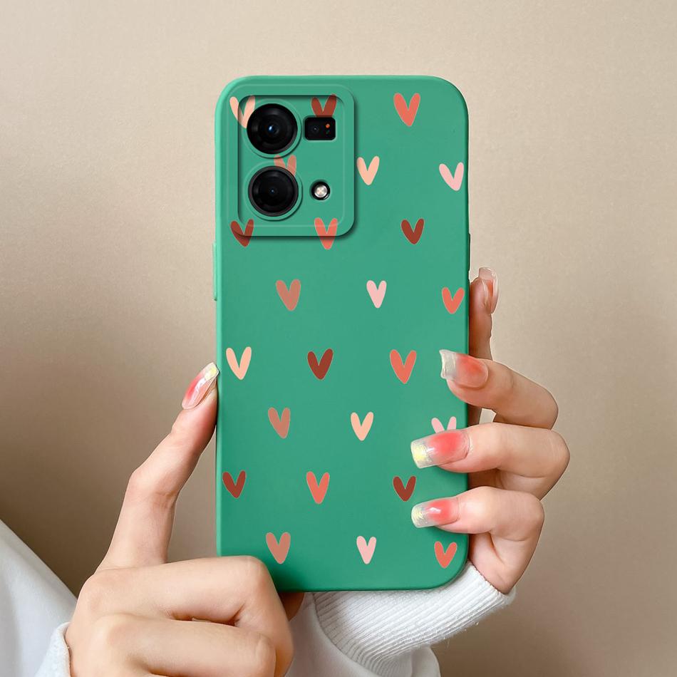 For Oppo F21 F21S Pro 4G 5G Phone Case New Fashion Liquid Silicone Camera Protection Back Cover For Oppo F 21 S Pro Funda Bumper