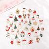 38Pcs Mixed Christmas Charms Enamel Pendants Diy Bracelet Jewelry Making Craft
