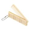 New 2-in-1 Folding Comb with Mirror Chocolate-Shaped Hair Comb Portable Mini Styling Tool Gift