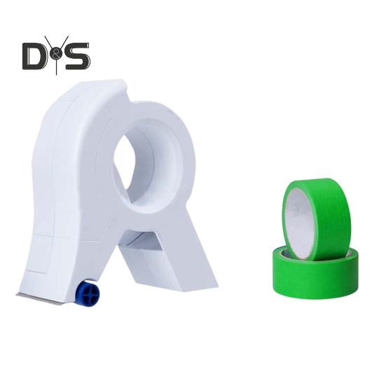 Аппликатор малярной ленты с 1 лентой Диспенсер для малярной ленты для отделки окон, дверей, рам, резак для упаковочной ленты Портативный резак для этикеток