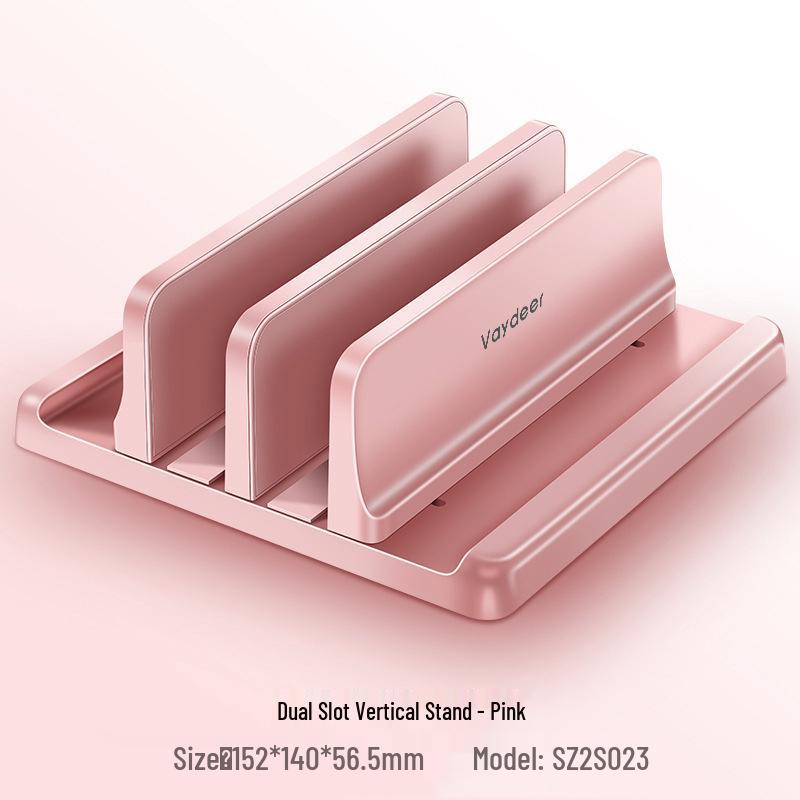 Vertical Laptop Stand with Monitor Support and Heat Dissipation