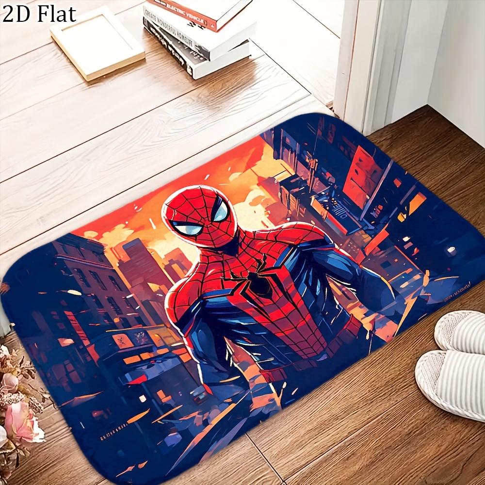 1pc Flannel Rug Marvel Superheroes Bathroom Mat, Multiple Sizes, Multi-functional for Daily Use, Suitable for Bathroom, Entran