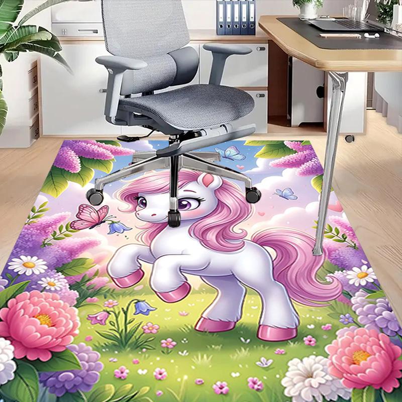 1PC Unicorn Fantasy Extra Large Non-Slip Floor carpet, Office, family, bedroom, Studio - Large Area RugJ0365