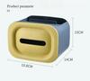 Household Living Room Simple Storage Tissue Box, Large Capacity Plastic Paper Drawer Box