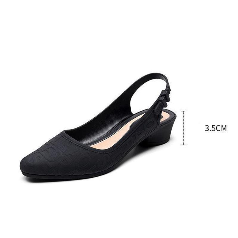 Сандалии, тапочки, женские летние неглубокие сандалии, женская стильная толстая обувь, непромокаемая одинарная обувь, повседневная обувь