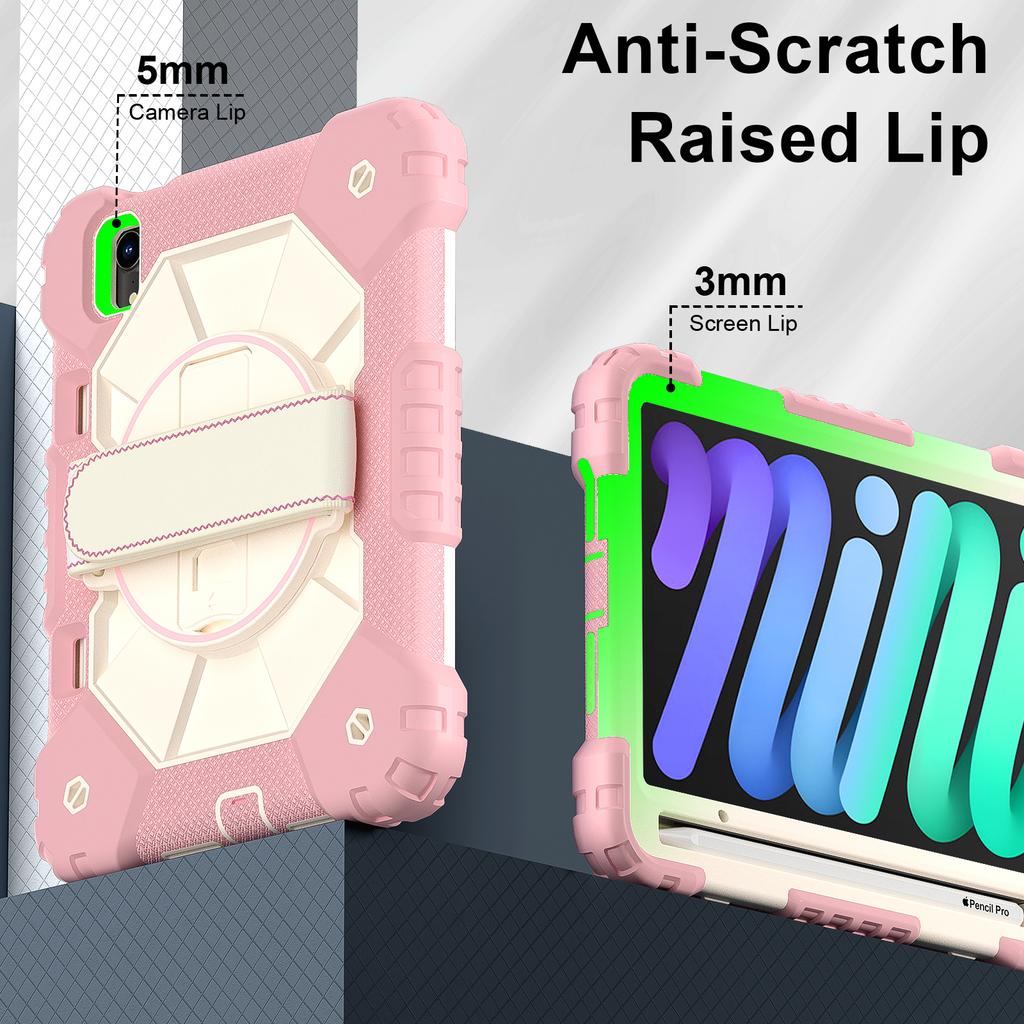 Защитный чехол для планшета, модель A2, подходит для iPad Mini 6/Mini 7, с подставкой-сумкой, 10 цветов в наличии