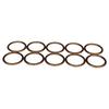38.8*46.5*4 Motorcycle Copper Plated Exhaust Pipe Gasket For Kawasaki KFX450 2008-2011 KLX450 2007-2011 KX450F 2006-2013