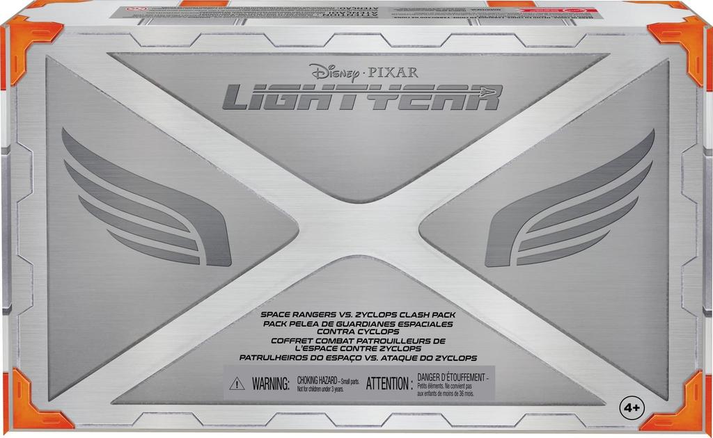 Mattel Disney Pixar Lightyear Set Action Figures Space Rangers Vs. Robots Crash Pack Buzz Lightyear Izzy Hawthorne Zyclops 5-Inch Scale