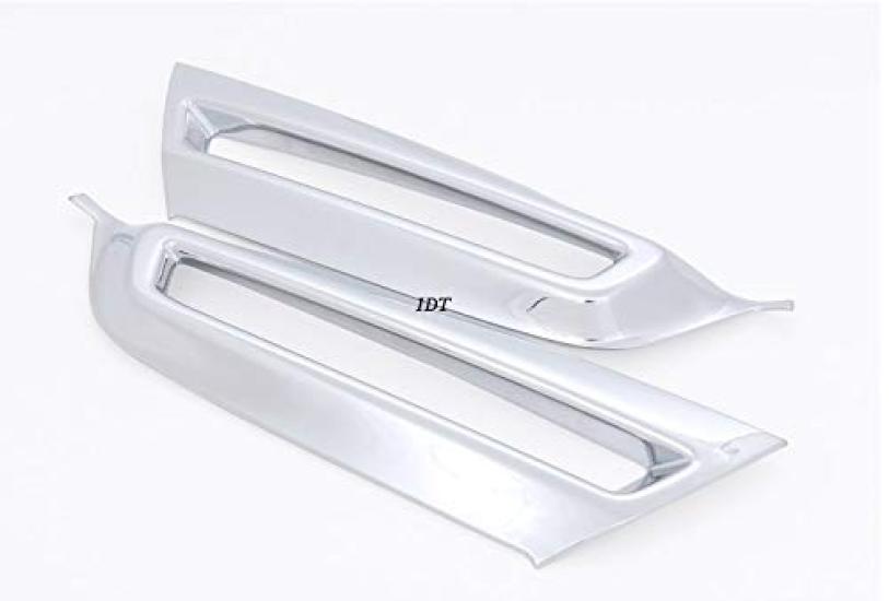 A Mini Chrome Fog Cover Bezel Trim Molding Specifically Designed for the New Honda Chrome Fog Fog Lamp Light for [Includes Cloth] Garnish,