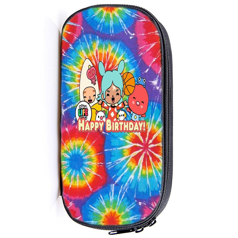 Сумка-карандаш Toca Life World, канцелярские принадлежности, Toca, игровой пенал для девочек, пенал на молнии, школьные принадлежности