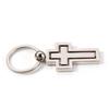 Металлический брелок в виде креста