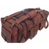 Leather Travel Bag Duffel Weekender Large Gym Duffle Overnight Carry On Luggage