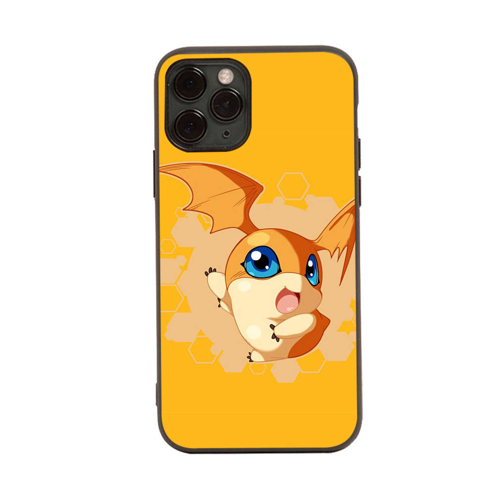 Чехол WD9 Digimon Black Sofe для Samsung Note 20 Lite S24 Ultra S23 A03 A05 A06 A11 A71 A15 A16 A13 A24 A25 A33 A52 A53 A50 M55 M35 Plus