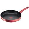 Perfect Cook Induction Titanium Nonstick Frying Pan (20~30cm) Dishwasher Oven Safe No PFOA Red