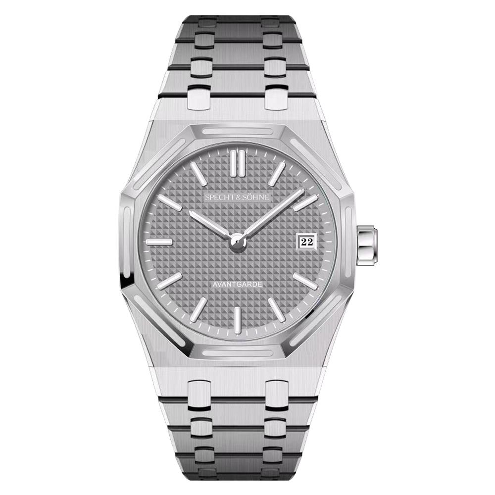 Дропшиппинг 2025 Самые продаваемые часы Specht & Söhne Salmon Мужские кварцевые спортивные часы Водонепроницаемость 50 м Ультратонкие наручные часы для мужчин