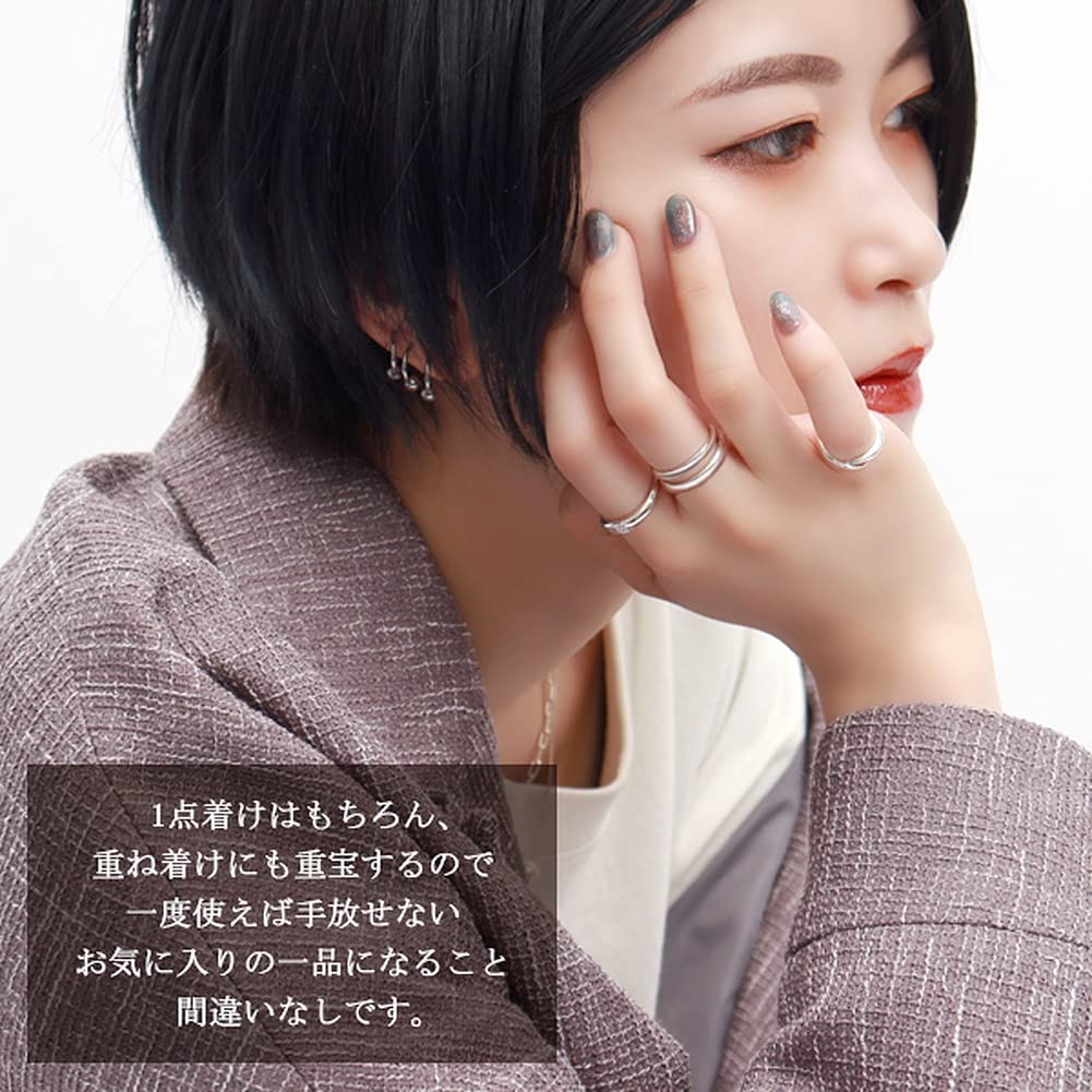 Кольцо из серебра 3 мм Простое Круглое Гладкое Размеры Серебряное Зеркало Идеально для мужчин и женщин [Синдзюку Кура] Кольцо, 5-21 (Размер 7), 925, Полированный, Узкий, Прямой,