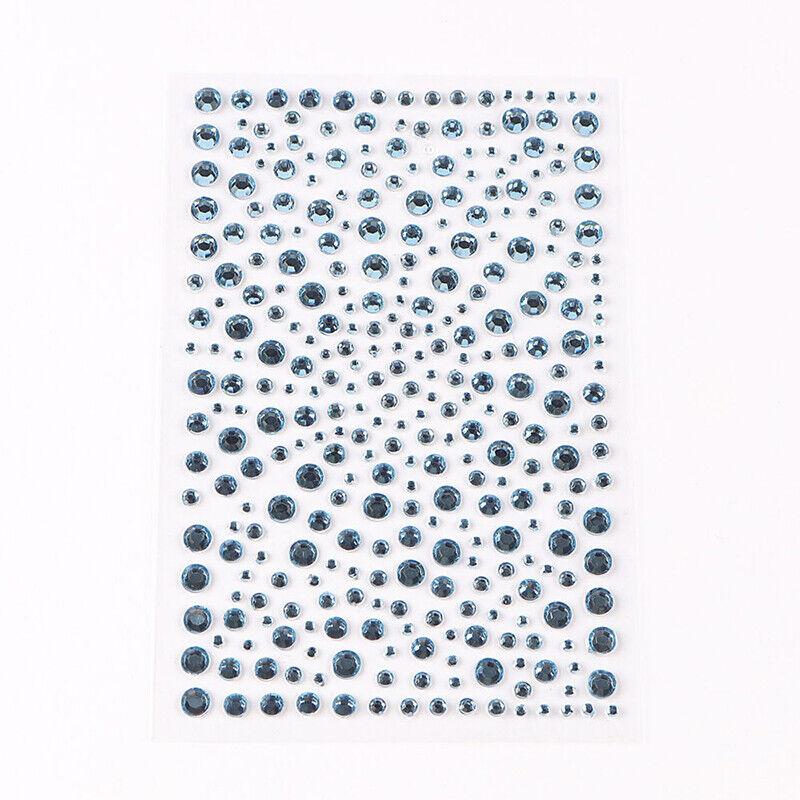 Яркие самоклеящиеся стразы для украшения лица и тела