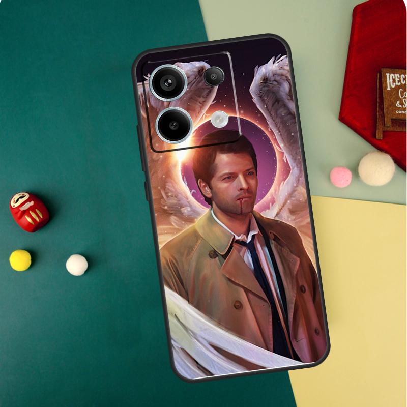 Чехол Angel Castiel Supernatural для Xiaomi Redmi Note 13 Pro 14 12 11 10 11S 12S Redmi 15 14C 13C 10C 12C 15C Funda