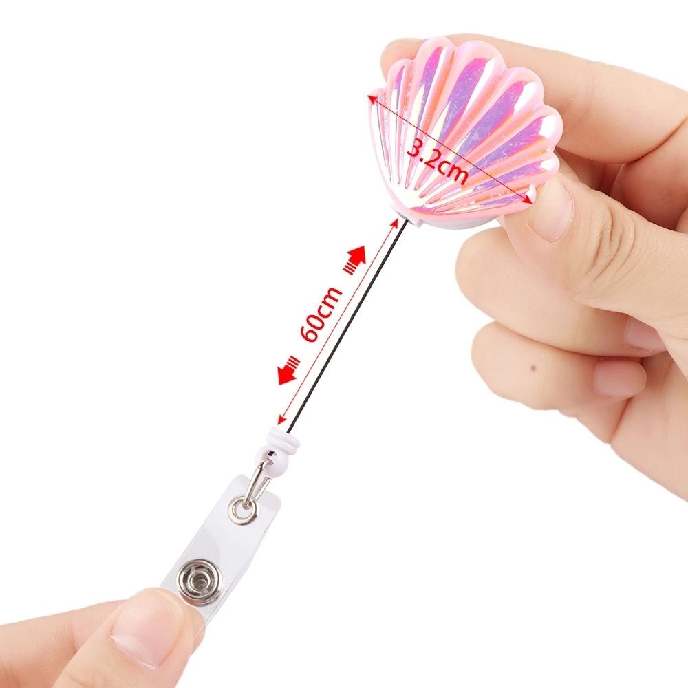 Holder Clip ID Card Name Tag Holder ID Badge Holder Retractable Badge Nurse Doctor School Supply