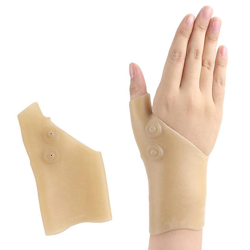 1Pcs Tcare Gel Wrist Compression Thumb Support Carpal Tunnel Elastic Silicone