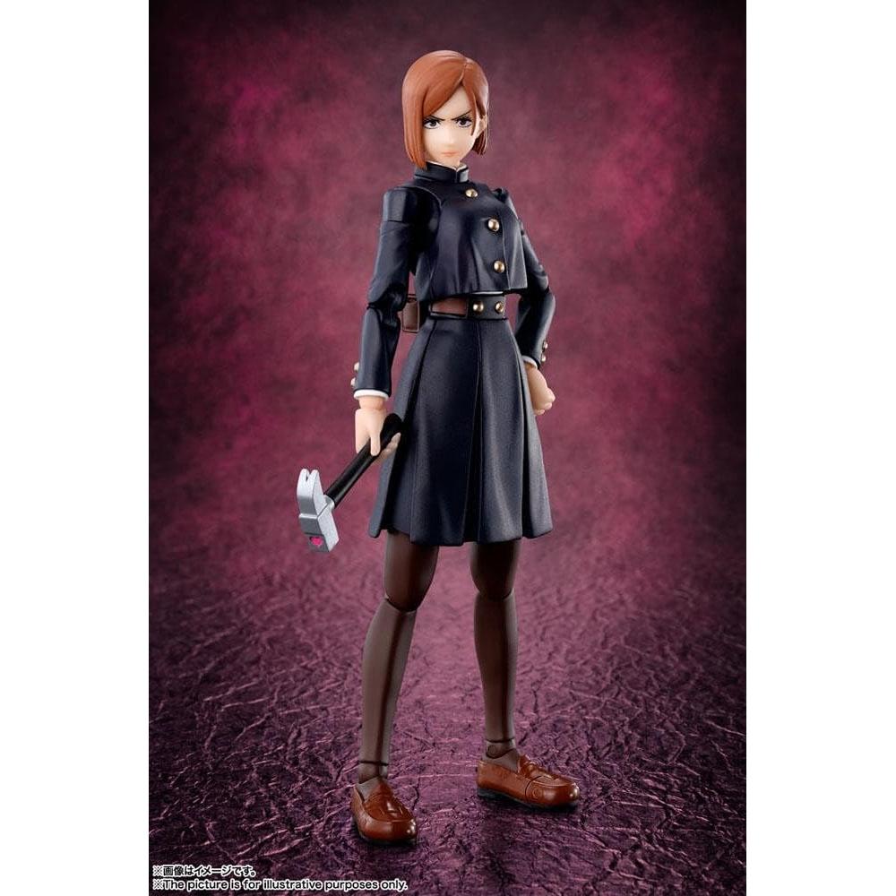 Bandai SPIRITS SHFiguarts Jujutsu Kaisen Kugisaki Nobara примерно 135 мм PVCABS окрашенная подвижная фигурка 203132