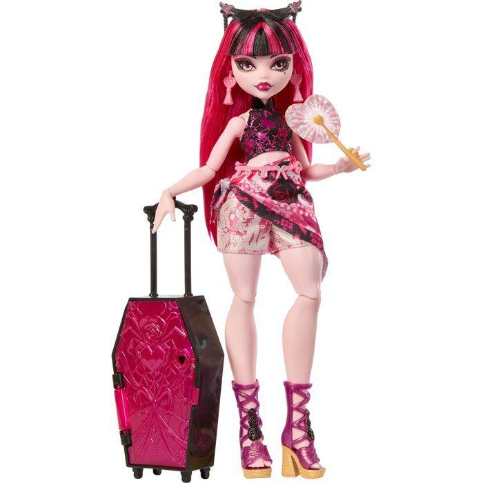Набор с куклой - MONSTER HIGH MATTEL - Дракулаура JDR50 - 19 сюрпризов - Аксессуары