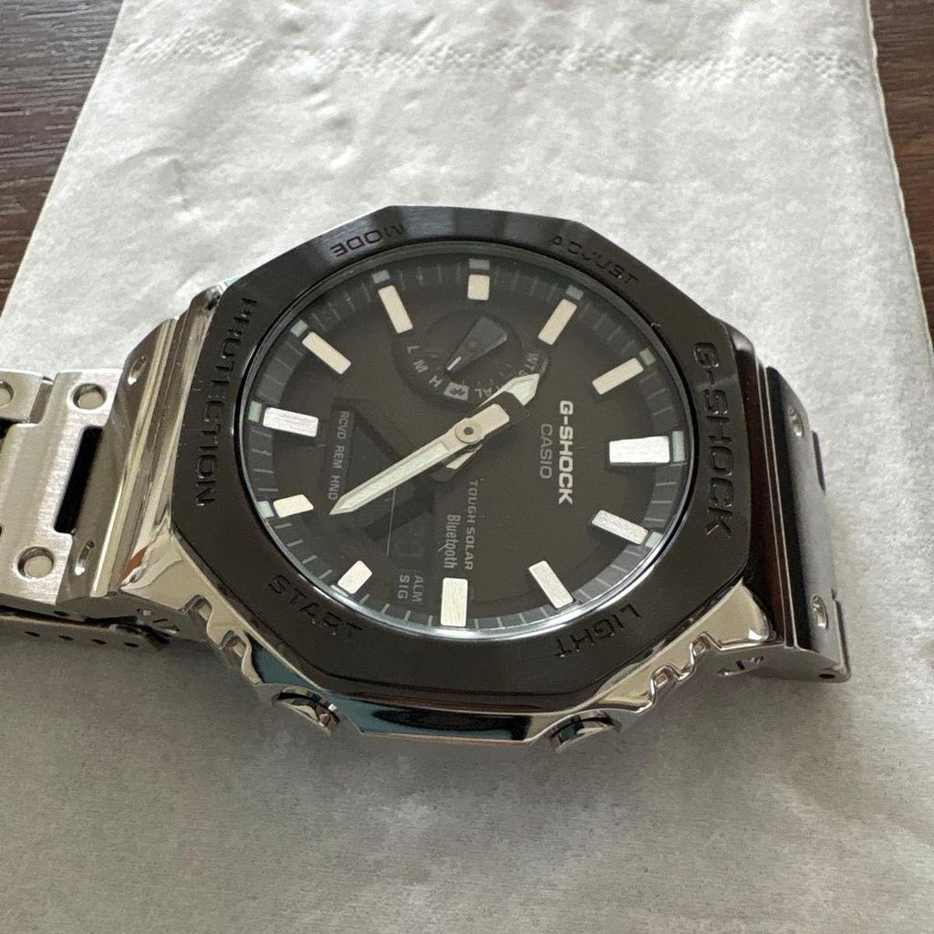 Used CASIO G-SHOCK GM-B2100BT-1AJF Black Bezel