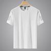 Men's Plus Size Quick-Dry Ice Silk Print Mesh Sports Tee
