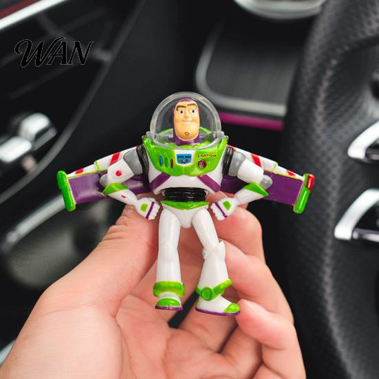 Woody Doll Keychain Pendant, Buzz Lightyear Car Air Freshener, Aromatherapy Pendant Vent Clip Accessory for Toy Fan Gift Toy-Story