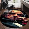1PC Godfather's Legacy Round Rug, Non-slip Chair Mat, Home Decor, Circle Carpet Perfect for Office, Bedroom, Living Room,Christmas gift