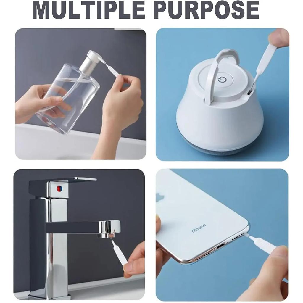 Мини-щетка для пор Мобильная щетка для чистки отверстий Аксессуары для туалета Щетка для чистки душевой лейки Чистка насадок для ванной Предотвращение засоров