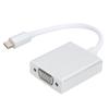 TypeC To VGA Adapter Silver Compact Male To Female Converter Compatible for OS X