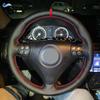 Автомобильные аксессуары, чехол на руль, кожаная отделка из микрофибры для Mercedes Benz C SLK Class W203 R171 2004 2005 2006 2007