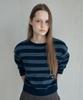 AHWE Multi Stripe Knit_Navy