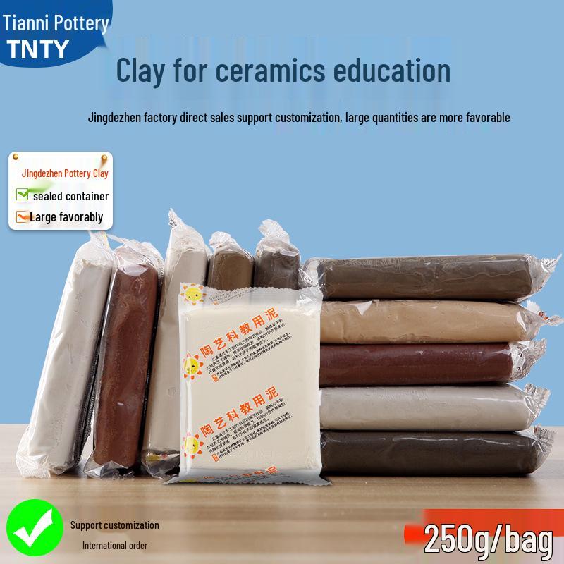 Мягкая полимерная глина без запекания для детского гончарного круга и скульптур ручной работы