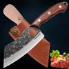 Forged Butcher Knife Peeling Boning Knife Kitchen Cleaver Slicing Sharp Chef Meat Fish Cutting Cooking Tools with Cover