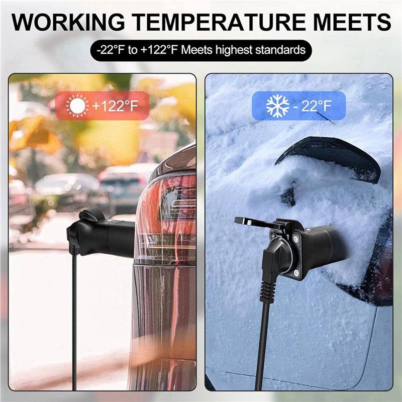 4X V2L Type 2 EV Discharge Adapter For Xpeng G6 G9 Car Charging Connector Car Discharge EV Adapter Universal Multi Plug