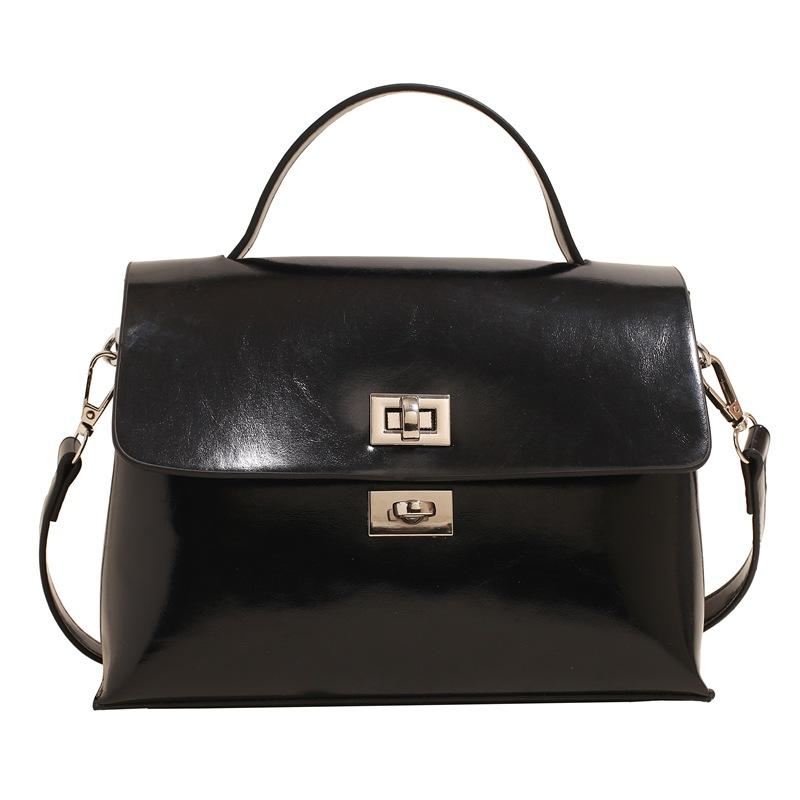 Сумка-тоут премиум-текстуры в стиле ретро, женская, новая коллекция 2025, маленькая квадратная сумка-мессенджер, популярная универсальная текстурная сумка на плечо