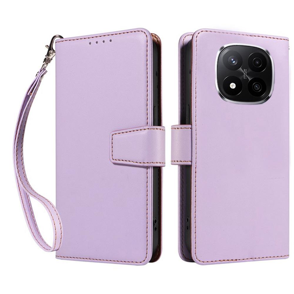 Чехол для Xiaomi Redmi Note 14 Pro+ 5G, кожаный кошелек-книжка с защитой от RFID, флип-чехол для телефона с ремешком на запястье