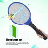 Fly Cordless Rechargeable Electric Mosquito Swatter Bug Zapper Racket Insects Killer Blue
