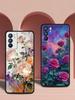 Oil Painting Flowers Pattern Design Phone Case For Oppo Reno 13 12 11 10 7 F Find X5 X6 A98 A80 A79 A78 A57 A54 A17 Pro Soft TPU