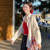 Белая солнцезащитная рубашка для женщин, летняя мода, с контрастной вставкой, для повседневной носки