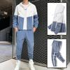 Hip-hop Suit Male Set Track Suits Sweatsuit Man Tracksuit Mens Sets Pant Zipper Pockets Outwear 2PC Jacket+Pants Sets