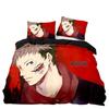 Jujutsu Kaisen Bedding Set,Satoru Gojo Bedding Set for Teenagers Boys Adults,Japan Famous Anime Duvet Cover Sets