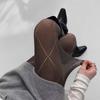 Женские Черные Рыбацкие Колготки С Алмазной Сеткой Высокой Эластичности С Ромбовидным Узором Сетчатые Колготки Модная Эластичная Чулночно-носочная Продукция Для Клубной Одежды #